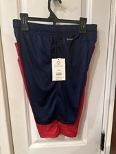 NWT Boys Size L 10-12 2 Piece Short Set One Blue One Red Athletic Works TR3