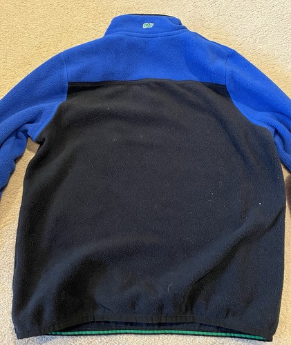 Boy's Vineyard Vines Fleece 1/4 Snap Pullover Shep Shirt Size M (12-14). EUC - Picture 14 of 15