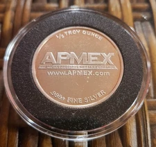 1/2 oz Silver Apmex Round w/holder