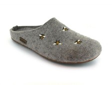 HAFLINGER Slipper  Everest Api, Stone Gray
