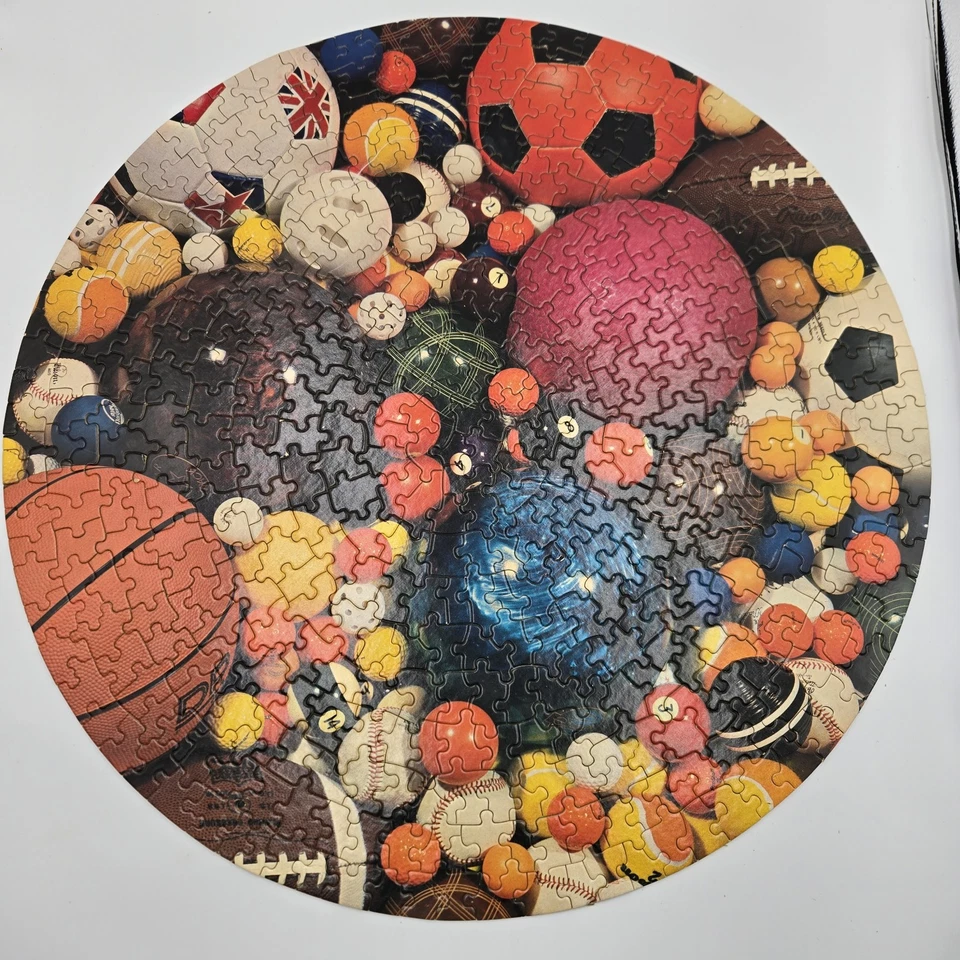 Vintage Eaton Have a Ball 500 Piece Puzzle 1980s Rare COMPLETE- UNASSEMBLED  - Image 2 of 4