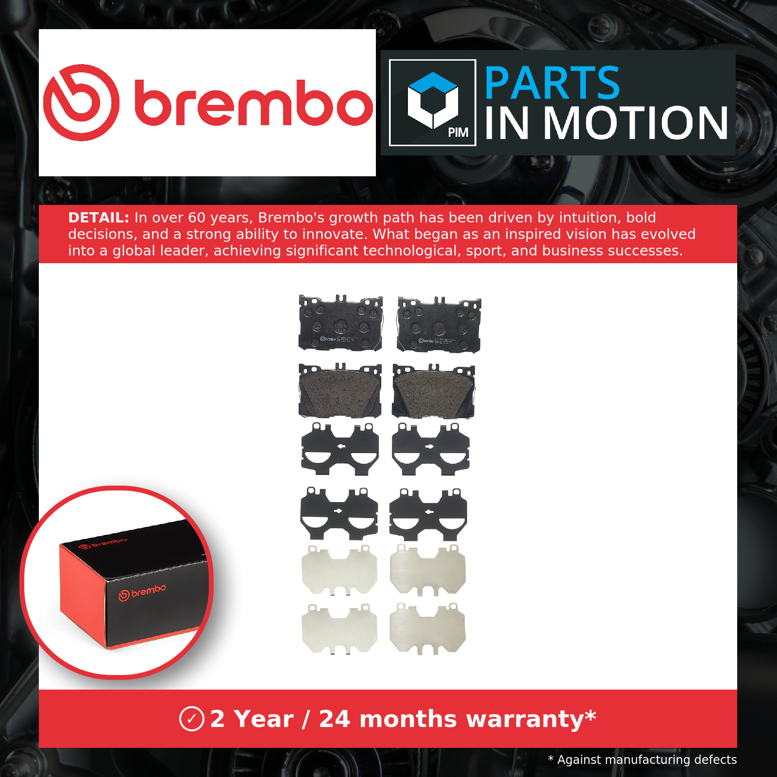Brake Pads Set fits MERCEDES E43 AMG S213, W213 3.0 Front 2016 on M276.823 New - Image 26