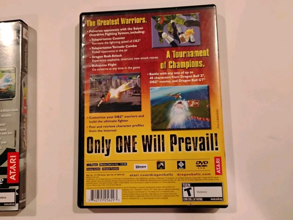 Dragon Ball Z Budokai 2 and 3, PlayStation 2,  Tested And Work!  - Image 3 of 4