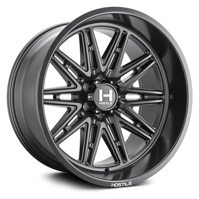 Hostile H126 MANIAC Wheel 22x12 (-44, 8x180, 125.2) Black Single Rim