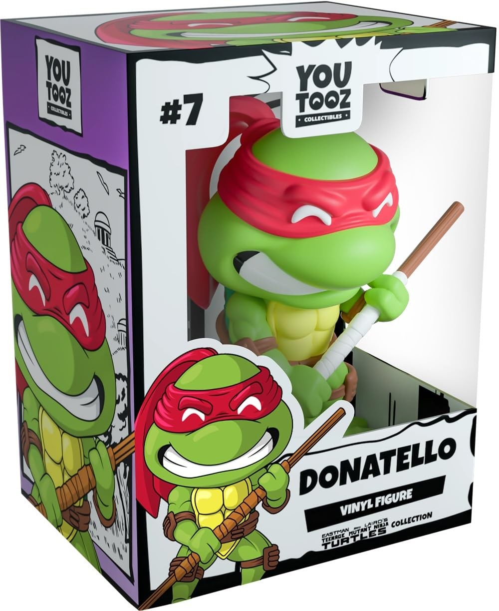 You Tooz - Figura de Vinilo de Las Tortugas Ninja Donatello (Clásica), 11 cm