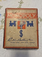 Vintage Monopoly Board Game Parker Brothers
