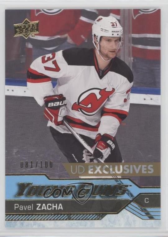 2016-17 Upper Deck Young Guns Exclusives /100 Pavel Zacha #248 Rookie RC