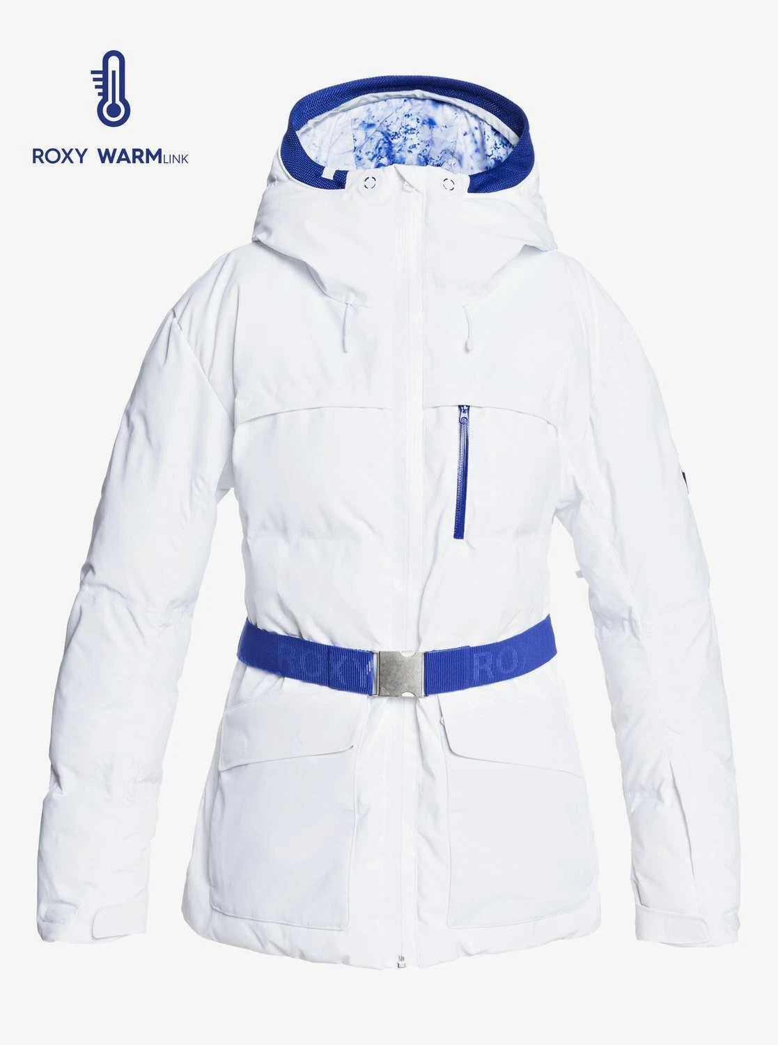 Roxy Women's Premiere 20K Waterproof Heated Ski and Snowboard Jacket