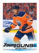 2019-20 Upper Deck Gaetan Haas Young Guns Card #232 Edmonton Oilers