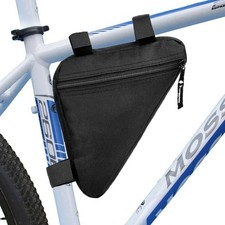 Image of Bike Frame Bag Waterproof Bicycle Triangle Front Tube Pouch MTB