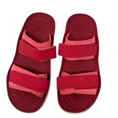 Vionic Unisex Men s 10.5 Women's 12 Renewal Slip-On Slide Sandals Red Shoes