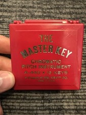 The Master Key Chromatic Pitch Instrument A-440 13 Keys.