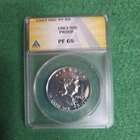 1963 Franklin Half Dollar  PF 65