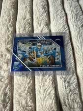 2023 Donruss Elite Justin Herbert Field Vision 5/25 Chargers