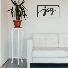 An Absolute Must Have Item: Our Joy Metal Sign to Hang in Your Home!
