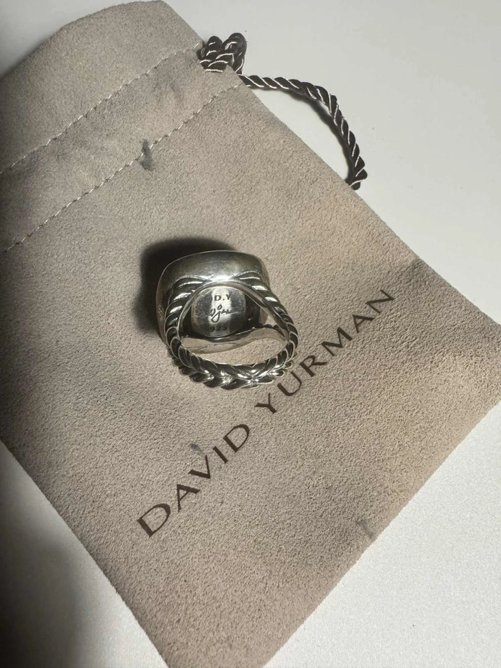 David Yurman Morganite - Ring Size 8 - Image 2 of 4