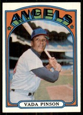 1972 Topps Baseball #135 Vada Pinson  California Angels