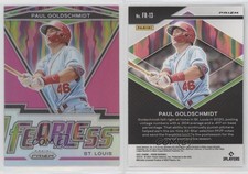 2021 Panini Prizm Fearless Pink Prizm Paul Goldschmidt #FR-13