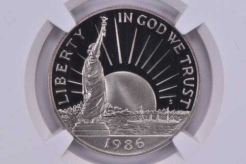 1986-S Statue Of Liberty Commemorative Half Dollar Prestige Set PF70 NGC *6788 - Picture 3 of 5