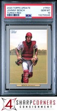 2020 TOPPS UPDATE TURKEY RED #TR31 JOHNNY BENCH HOF PSA 10