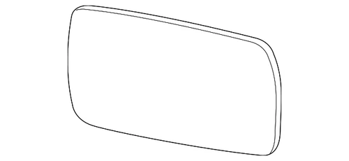 Genuine BMW Mirror Glass 51-16-7-228-611