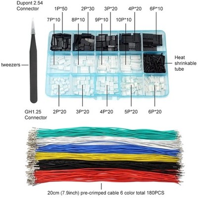 Pixhawk Cable Kit 180pcs GH1.25 to Dupont2.54