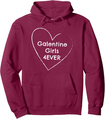 Funny Galentines Day Feb 13 Ladies Girls Night Out Unisex Hooded Sweatshirt