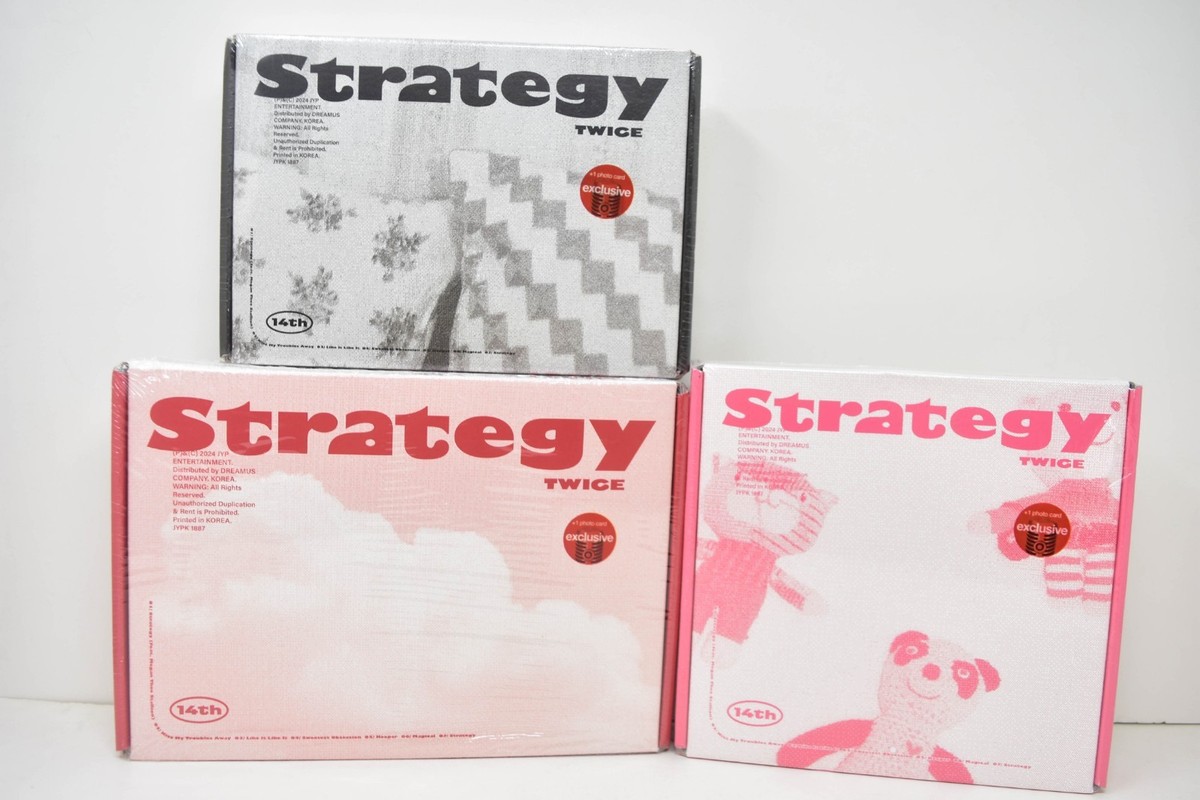 TWICE - STRATEGY (Standard Photobook Step Ver, Exclusive, CD