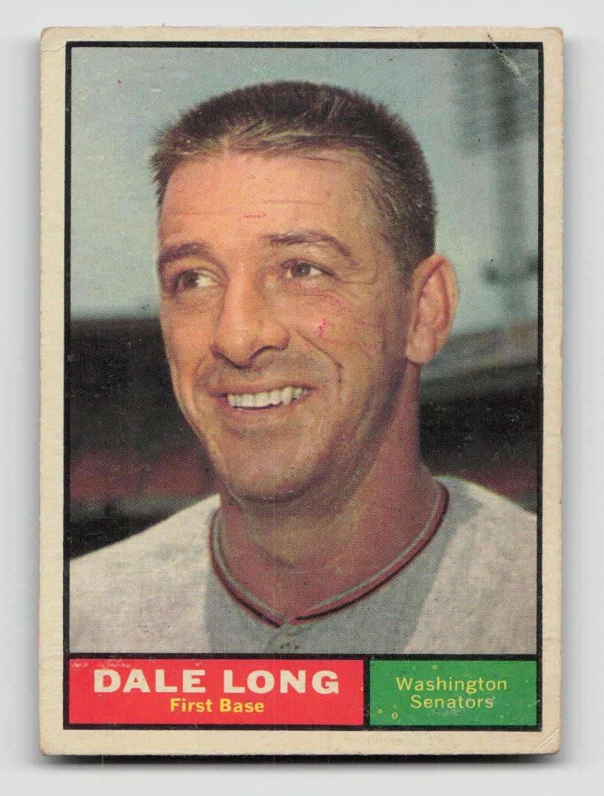1961 TOPPS #117 DALE LONG VG-EX *Hot Corner Vintage* H