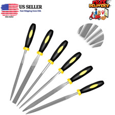 6Pcs Metal Needle File Set Small Hardened Carbon Steel File Mini Hand Metal Tool