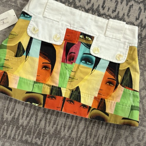 Custo Barcelona New Face Print Rock 2003 ASO Beyoncé Rare NWT 34 O Y2K 2000s - Bild 11 von 14