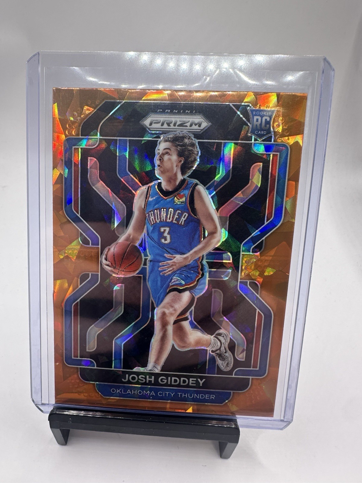 2021-22 Panini Prizm Basketball Josh Giddey Orange Ice Rookie #301 JS