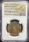 Ss Central America Shipwreck 1856 Chile, Pascual Esquerra Sea Salvaged Coin Ngc