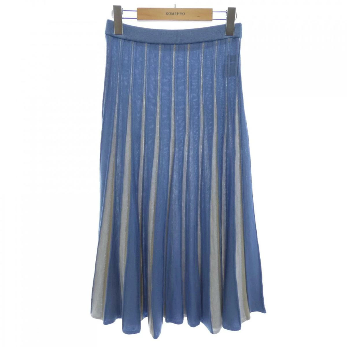 Brahmin Blue Sequin Skirt Size 38 Used Elegant Party Dress
