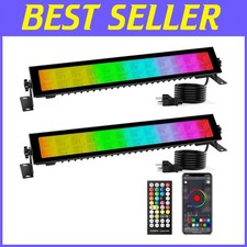 RGBW DJ Light Bar - 2Pack 48W Waterproof