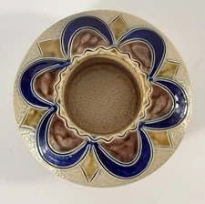 Handarbeit Made in Germany Tea Light Holder Salt Glazed Stoneware 4 Inch