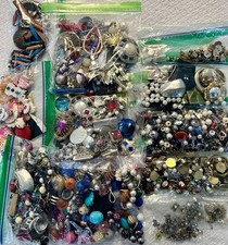Jewelry Craft Lot  4 Lbs Broken Junk Repurpose Upcycle - Vintage To Now