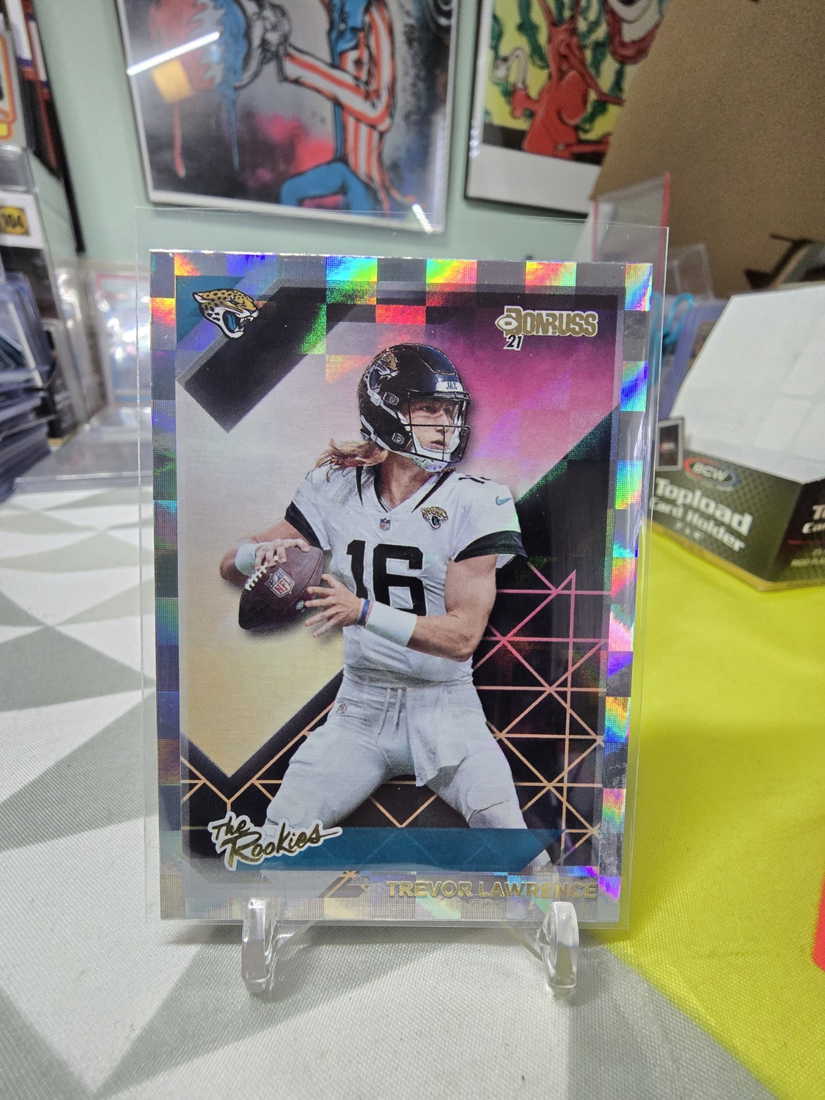 2021 Panini Donruss The Rookies Trevor Lawrence #TR-TRL Jacksonville Jaguars