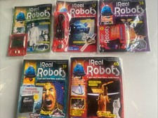 Ultimate Real Robots Magazine Unopened with Parts Issues 36-40 Sealed.
