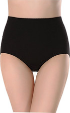 Washable Absorbency Incontinence Underwear for Women, Black