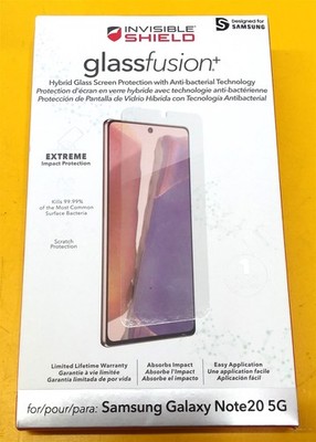      Invisible Shield GlassFusion+ Screen Protector Samsung Galaxy Note20 5G
