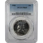 1950 Franklin Half Dollar PR 65 PCGS Silver Proof 50c Coin SKU:I23918