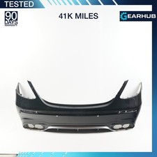 17-20 Mercedes W213 E300 E400 E53 Amg Sport Rear Bumper Cover Assembly Black Oem