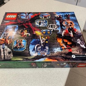 LEGO  Castle Skeleton Tower 7093  Some Minifigures Wizard Dragon Manual Box READ