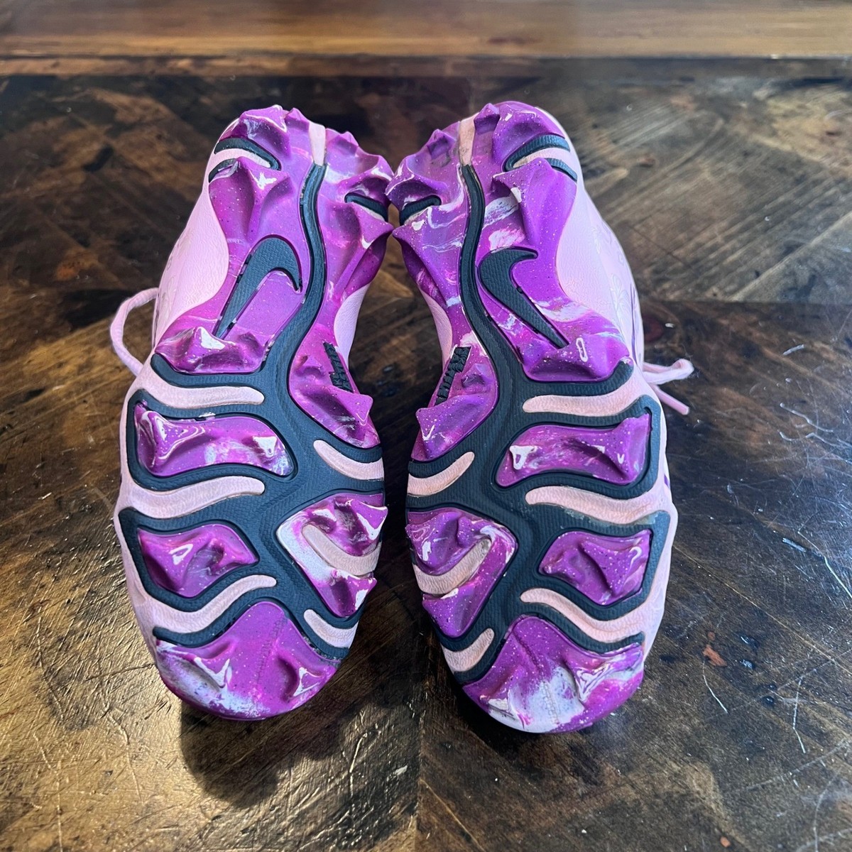 Nike Hyperdiamond 4 Keystone GG Softball Cleats Pink Floral Kids