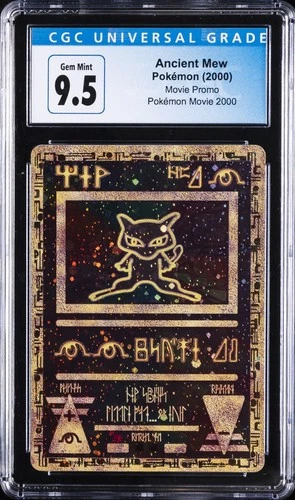 2000 POKEMON MOVIE PROMO ANCIENT MEW CGC 9.5