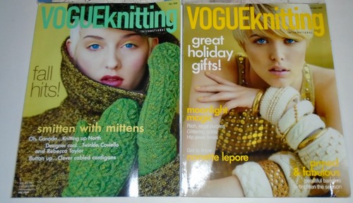 VOGUE KNITTING INTERNATIONAL, LOT OF 7 MAGAZINES ~ 2004, 2006, 2007, 2008 - Picture 2 of 4