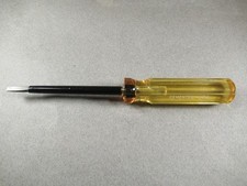 Vintage cementex insulated Screwdriver 4" Shank, 3/16" Flat Tip