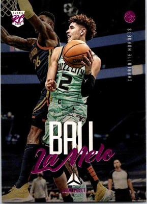2020-21 Panini Chronicles LaMelo Ball Rookie Pink #147 Charlotte Hornets
