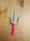 Vintage Playmates 1989 1990 TMNT Giant Raphael Figure Part Weapon - Sai